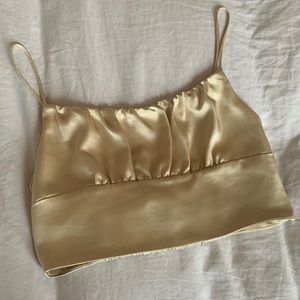 Zara Gold Crop Top